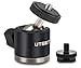 UTEBIT Mini Ball Head with 1/4 Hotshoe Mount Adapter 360 Degree Swivel Aluminum Tripod Ballhead Compatible for HTC Vive, DSLR, Light Stand, Speedlight Quick Release Camrea Ball Joint Max. Load 6.6lbs