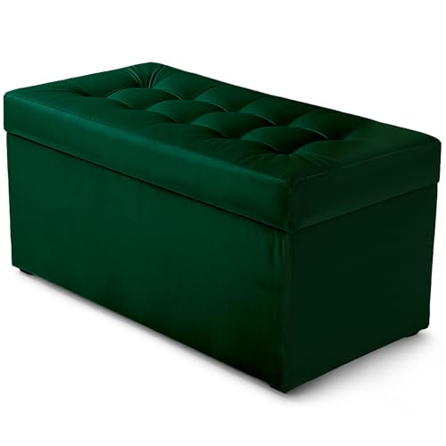 Comfort versatile ogni giorno – pouf imbottito che funziona come seduta extra, appoggio per i piedi o elemento discreto vicino al letto o all’ingresso. Lo stile essenziale si integra facilmente nel soggiorno, nella camera da letto e nel corridoio.