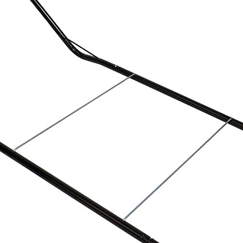 Sunnydaze 10-Foot Portable Steel Hammock Stand - For Camping And Spreader Bar Hammocks - 330-Pound Capacity - Black #TOP4