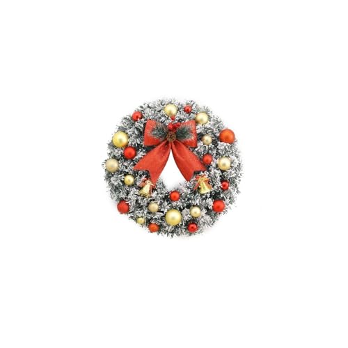 Couronne de Noël pour décorations extérieures et suspension de porte 40cm
