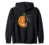 Photo Gallery spooky panther pumpkin, design ibrido per halloween felpa con cappuccio Photo Gallery spooky panther pumpkin, design ibrido per halloween felpa con cappuccio