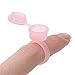 100pcs Ink Rings Cups, Disposable Pigment Holder Makeup Glue Holder Rings Eyebrow Eyelash Extension Microblading Accessories