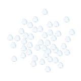 UKCOCO Gemas Acrílicas en Forma de Corazón Azul para Manualidades DIY, Accesorio Decorativo para Jarrones, Relleno Acrílico Brillante para Decoración del Hogar, Paquete 1 Bolsa