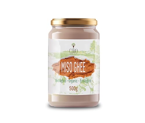 Comida Ghee de Miso Orgánico, Mezcla de Ghee Italiano y Pasta de Miso Japonesa, Rico en Umami, 500g