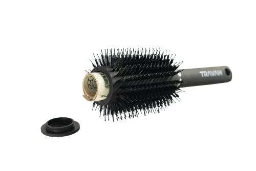 Travah Diversion Safe Hair Brush Hair Brush With Hidden Compartment To Hide Money Jewelry Small Objects Safe Hidden Secret Container To Hide Hidden Money Holder Hair Brush For Travel Or Home #TOP1