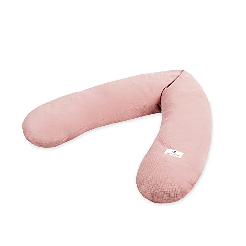 Julius Zöllner Musselin Stillkissen 190 cm, Dusty Rose