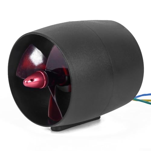 babominimer Motore senza spazzole a propulsione subacquea da 400 W, impermeabile, azionamento elettrico per barche con esca RC, modelli di barche, tavole gonfiabili, guscio in PVC, spinta 5 kg, (in