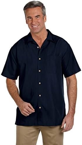 Harriton Barbados Textured Camp Shirt 