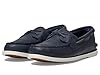 Sperry Top-Sider Men's O 2-Eye Cross Lace Boat Shoe, Cross Lace Navy, 8.5 US Wide #2