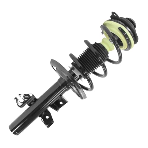 Image of Detroit Axle - 2.4L Front Struts Rear Shocks for 2015 2016 2017 Chrylser 200, 2 Complete Struts Coil Spring Assembly 2 Shock Absorbers Assembly Replacement