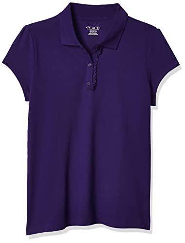 Image of The Children's Place baby-girls And Toddler Short Sleeve Ruffle Pique Polo