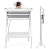 2 in 1 Dog Bath Tub Dog Washing Station for Bathing and Grooming Elevated Collapsible Foldable Portable Shower Bathtub for Small Dogs Cats Pet Indoor and Outdoor
