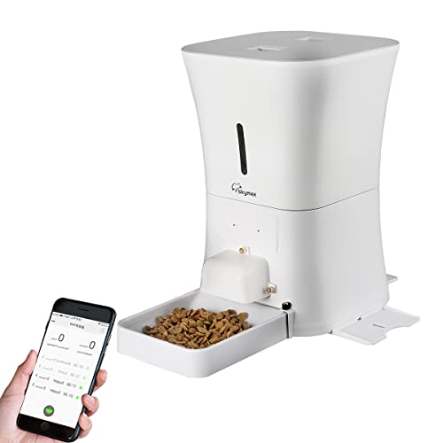SKYMEE WiFi Pet Feeder Automatischer Futterspender für Katzen & Hunde, Wi-Fi-fähige App für iPhone und Android Cover