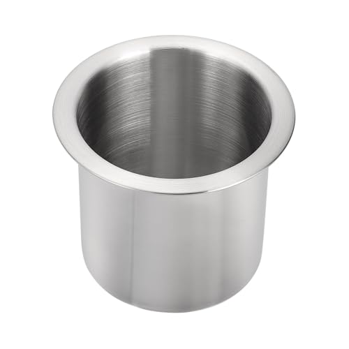 Portavasos de acero inoxidable para carro 3.43 x 4.13 pulg miniatura 1