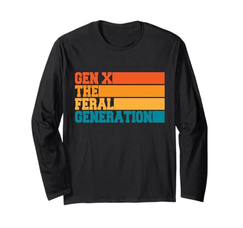 Gen X La Generazione Feral X Maglia a Manica