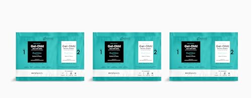 AvryBeauty Gel-Ohh Jelly Spa Bath 3 Pack, Pearl Glow, Clean Scented, Aloe Infused, Jelly Pedicure, Salon Services, Pedicure, Salon Pedi, Relaxation, Heat & Aroma Therapy, Foot Care