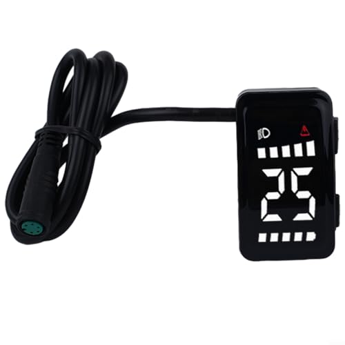 For DZ40 Electric Bicycle LCD Display Screen,IP65 Waterproof Digital Monitor Compatible With Drive Motor 24V
