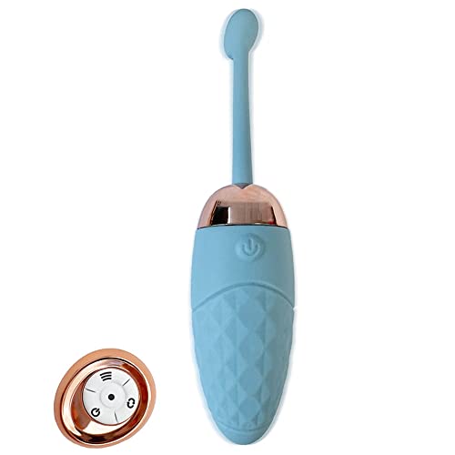 DLOVEY Vibromasseur féminin à distance 10 modes, ballon de flexion pour exercice féminin de sport portable, œuf vibrant féminin sans fil 10 m avec télécommande (noir) Cover