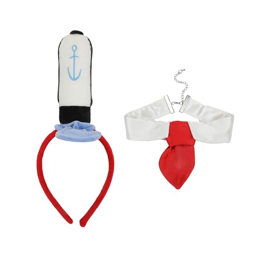 Bioworld Spongebob Squarepants Krusty Krab Cosplay Character Headband and Tie