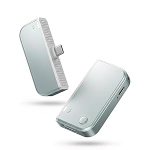 Elprico Type-C Draadloze HDMI-zender en -ontvanger, 4K-decodering 1080P-uitvoer, 2.4G/5G Plug & Play Draagbare HDMI Draadloos voor Telefoon Tablet Laptop Naar Projector TV Box