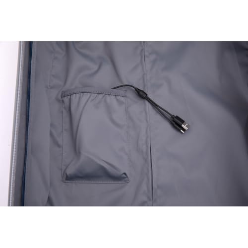 28" Luggage Lightweight Suitcase TSA Lock USB port Expandable Luggage Wheel lock Artificial leather Top handle Spinner Wheels (Silver)2