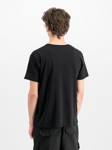 Alpha Industries Basic T Rainbow Ref. T-Shirt für Herren Black – Ansicht 5