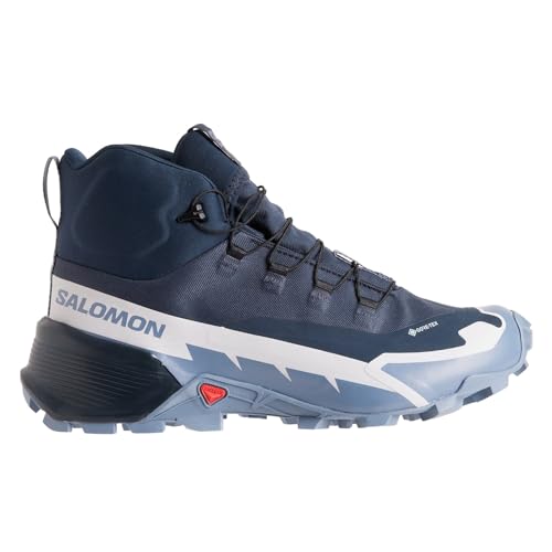 Salomon Salomon Cross Hike Mid GTX 2 for Women (Carbon/Flint Stone, US Footwear Size System, Adult, Women, Numeric, Medium, 7.5)