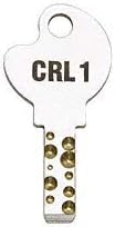CRL Replacement Key #1 for 01P and 03P Series Deluxe Patch Locks