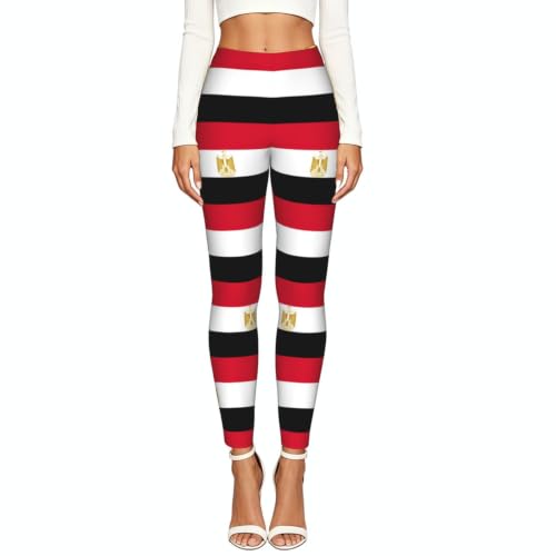 Leggings de compresión egipcios mallas deportivas suaves estampadas 2