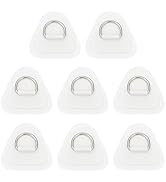 2x Edelstahl D-Ring Patches - Für PVC Schlauchboote & Kajaks