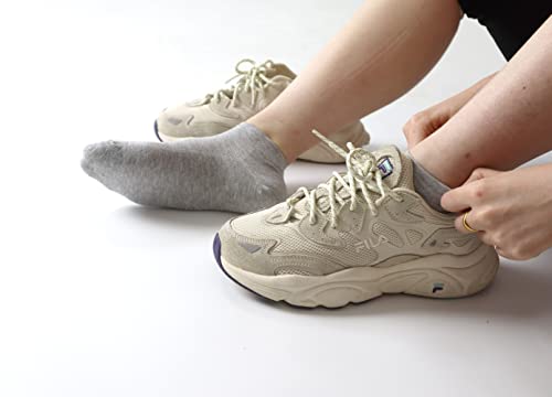 Image of SERISIMPLE Ultra-Thin Comfort Viscose Bamboo Mesh Ankle Socks for Women -Breathable Lightweight Low-Cut Socks 5 Pairs