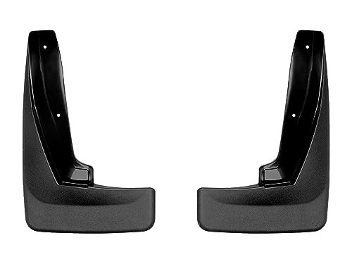 WeatherTech Custom No Drill Splash Guard MudFlaps for VW Tiguan - Rear Pair (120143), Black