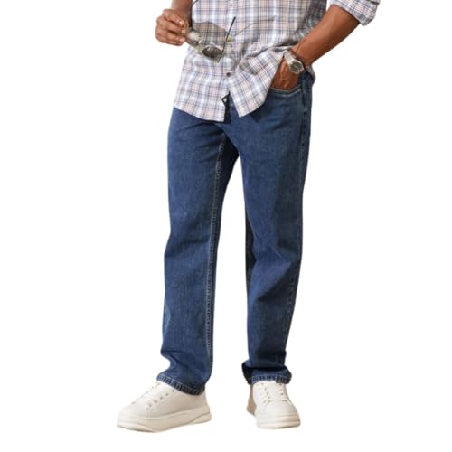 Image of WROGN Men's Cotton Lycra Jeans | Dark Blue Clean Wash | Anti Fit