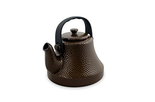 Chaleira de Cerâmica Martelada, 1,7 Litros, Chocolate, Ceraflame