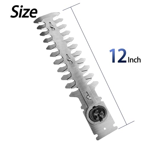 Gabasinover replacment Parts, 8 inch Cordless Shear Shrubber Blade heege Trimmer Blade Compatible with WG801 20V Power shrubber Trimmer Battery Charger Included