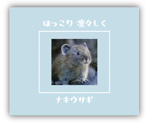 ほっこり　凛々しく　ナキウサギ