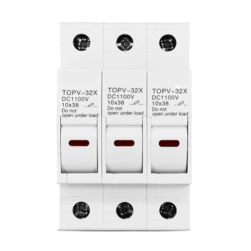 Boîtier porte-fusible tripolaire 1100V CC pour sécuriser et dépanner les panneaux solaires