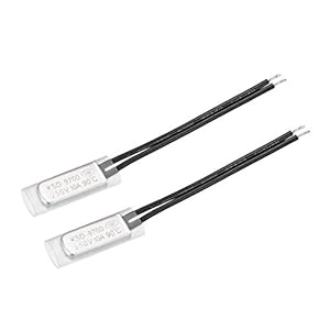 uxcell KSD9700 Thermostat, 90 N.C 10A Metal Bimetal Temperature Control Switch 2pcs