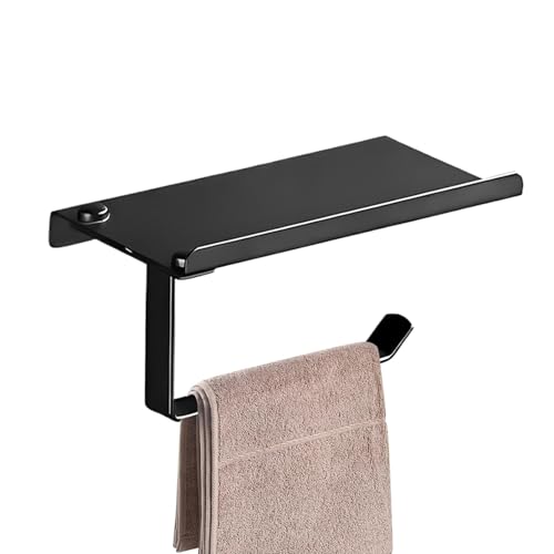Portarrollos de papel higiénico, estante para papel higiénico,Portarrollos de papel higiénico - Toallero de papel de pared, puerta de baño, porta papel higiénico 'hotel para el baño