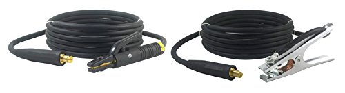 200 Amp Welding Leads Assembly Set - LC40 Connector - #2 AWG cable (25 FEET EACH LEAD)