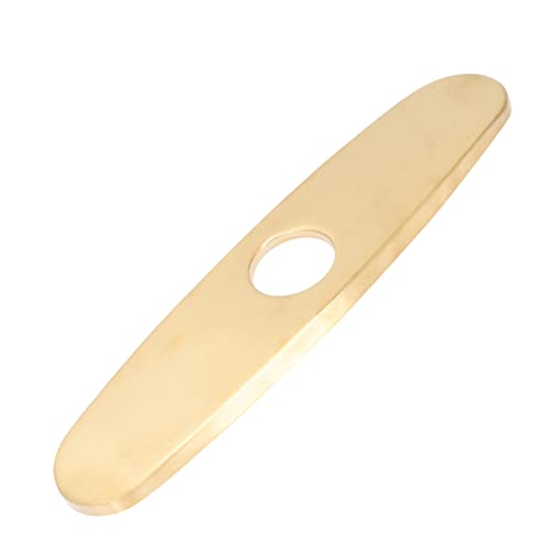 DIYEAH Piastra Decorativa per Rubinetto in Acciaio Inossidabile Rubinetto Resistente all'Usura Design Semplice per Lavello Facile da