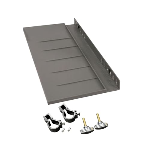 Wswqop Bandeja para Caballete, Extraíble, Bandeja de Almacenamiento para Materiales de Pintura, Fácil de Limpiar, Reutilizable, Apta para Uso Doméstico, GRIS