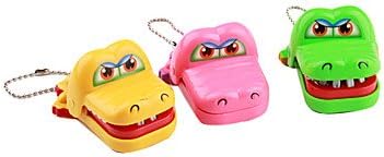 Mini Crocodile Dentist Mechanical Toy Keychains (Random Model)