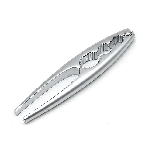 Atsmoce® Cascanueces para Nueces, Avellanas, Almendras, Pistachos, 3 Orificios para Tuercas Grandes y pequeñas, 17 cm, 250g