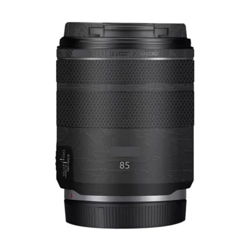 85 2 カメラレンズスキン 傷防止 ステッカー に適合する Canon RF 85mm F2 コート ビニール 保護フィルム デカール(サーキットブラック)