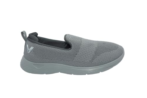 Image of WalkLine Women's Slip-On Walking Shoes | Lightweight Knitted Mesh Casual Sneakers | Soft PU Sole Comfortable Loafers | Breathable Running, Gym, Travel Shoes for Women