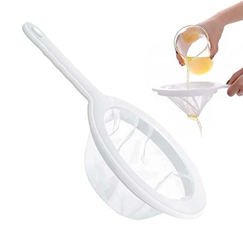 Sieb Filter Nylon, kompatibel mit Küchentrichter 13 cm / 5 Zoll zum Übertragen von Flüssigkeiten, Öl, Kaffee, Wein, Saft, Marmelade (200 Mesh) Cover