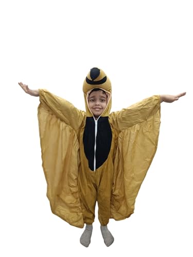 Image of BookMyCostume Sparrow Chidiya Bird Kids Fancy Dress Costume 5-6 years