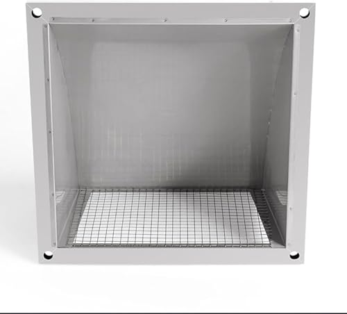 Évent d'échappement inox de qualité supérieure carré 6 pouces - 5