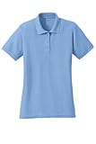 Joe's USA Ladies Polo's 6.5-Ounce, Double Pique Knit Cotton/Poly Polos in Adult Sizes: XS-4XL